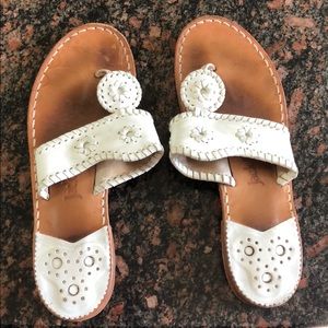 White leather Jack Rogers sz 7